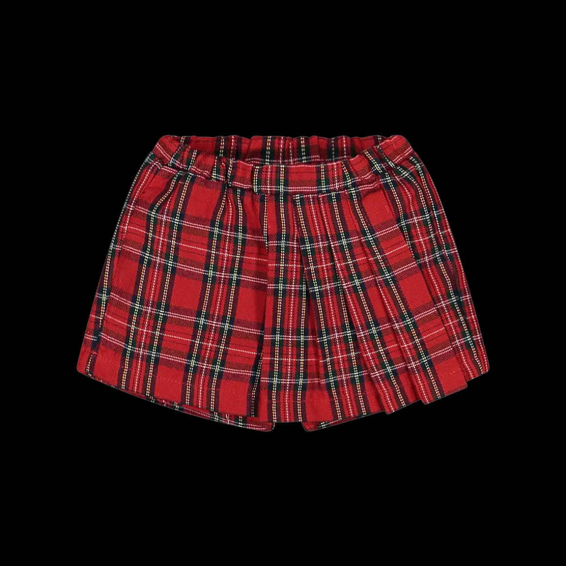 Gonna pantalone in fantasia scozzese da bambina