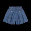 Gonnapantalone chambray da bambina