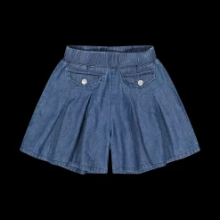 Gonnapantalone chambray da bambina