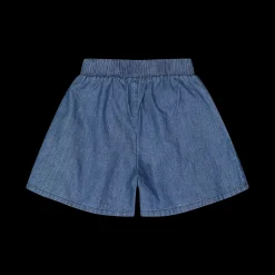 Gonnapantalone chambray da bambina
