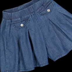 Gonnapantalone chambray da bambina