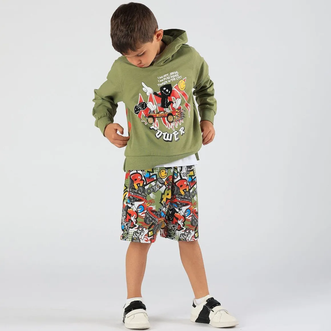 Hoodie con stampa da bambino