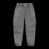 Joggers in felpa slavata per bambina