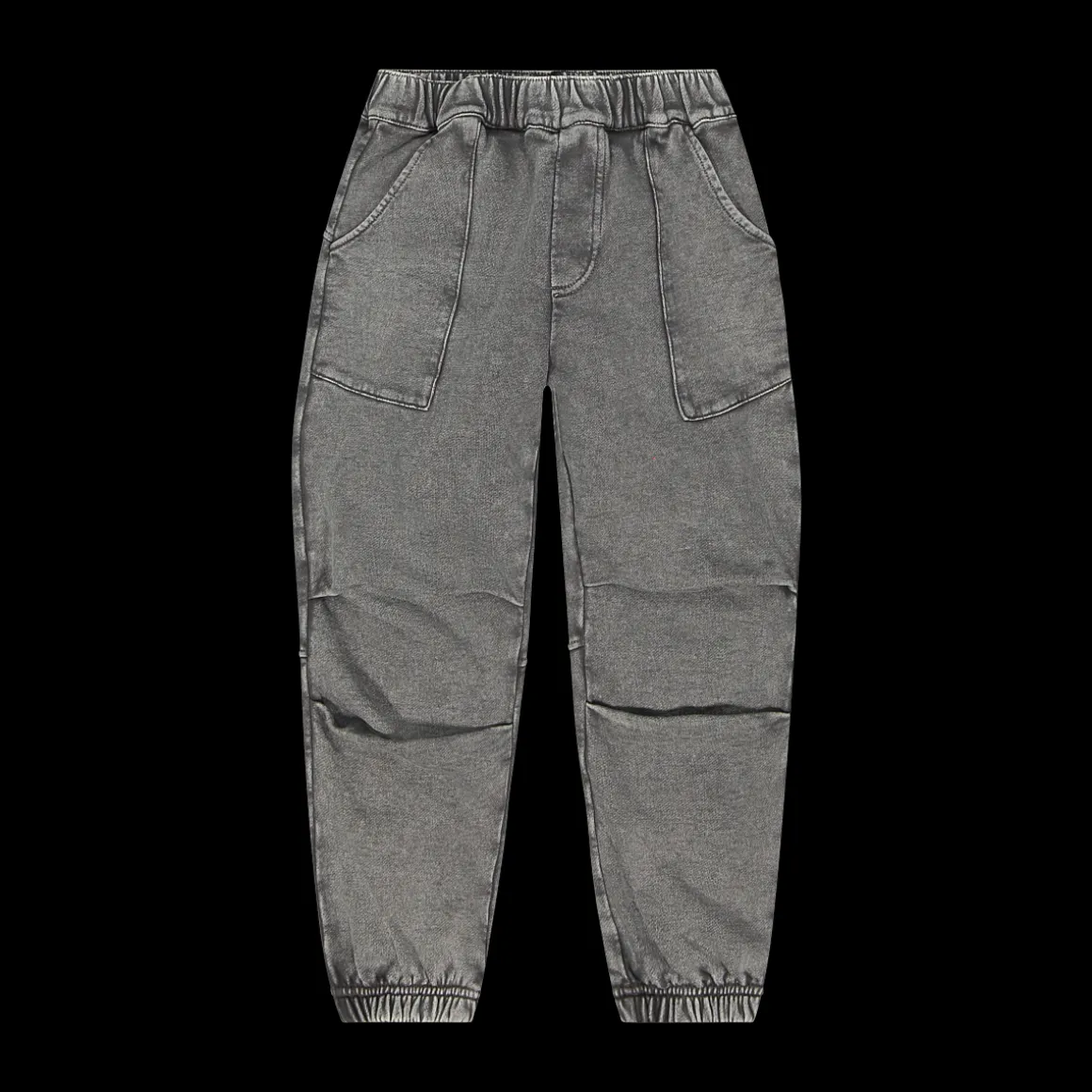 Joggers in felpa slavata per bambina