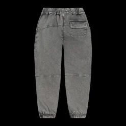 Joggers in felpa slavata per bambina