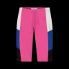 Leggings 3/4 con inserti in contrasto colore da bambina