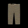 Leggings a righe in cotone riciclato da bambina