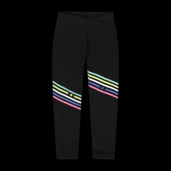 Leggings con bande colorate bambina