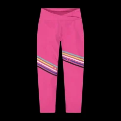 Leggings con bande colorate bambina