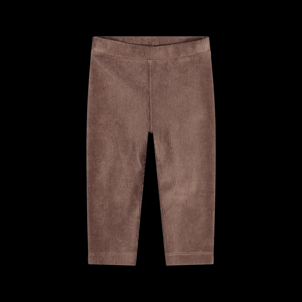 Leggings in ciniglia a coste per bambina