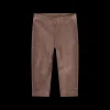 Leggings in ciniglia a coste per neonata