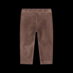 Leggings in ciniglia a coste per neonata