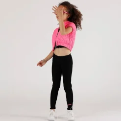 Leggings in costina bambina