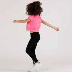 Leggings in costina bambina