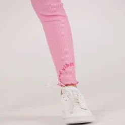 Leggings in costina bambina