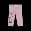 Leggings in jersey Snoopy da bambina