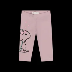 Leggings in jersey Snoopy da bambina