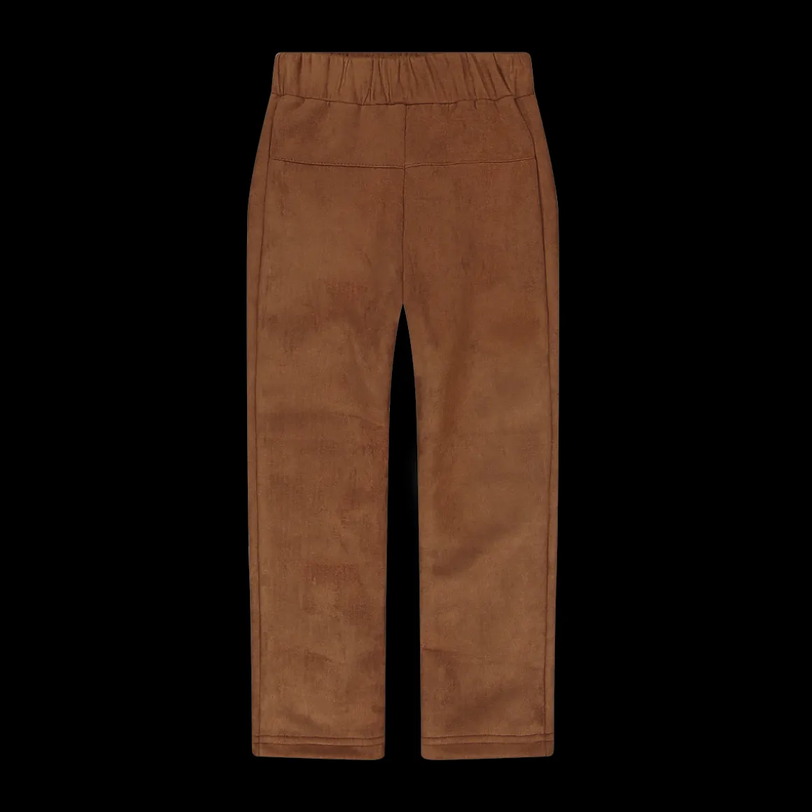 Leggings in tessuto scamosciato bambina