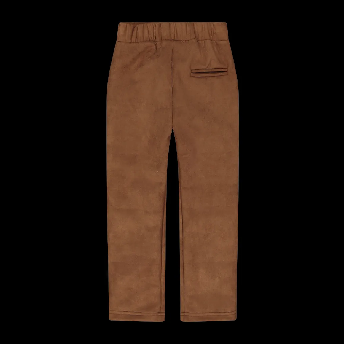 Leggings in tessuto scamosciato bambina