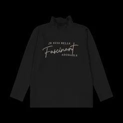 Maglia a collo alto per bambina