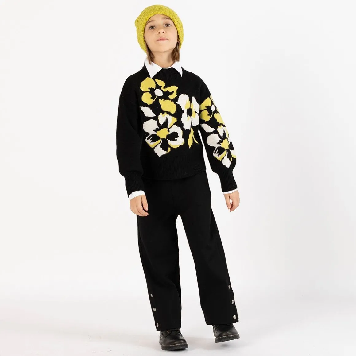 Maglia a fiori per ragazza