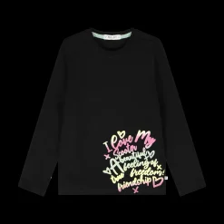 Maglia a manica lunga in jersey per bambina