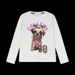Maglia a manica lunga in jersey per bambina