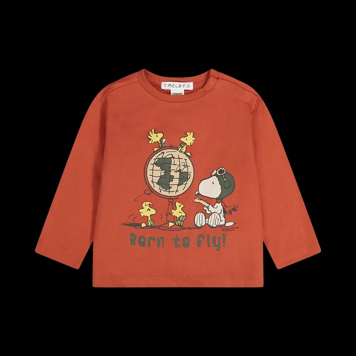 Maglia a maniche lunghe tema Peanuts per bambino