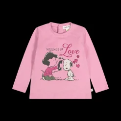 Maglia a maniche lunghe tema Peanuts per bambina