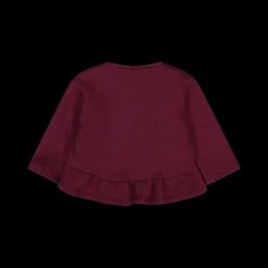 Maglia aperta a maniche lunghe per neonata