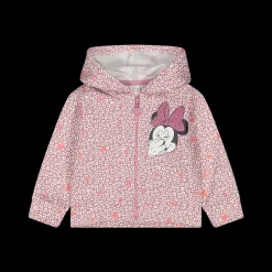 Maglia aperta con cappuccio bambina
