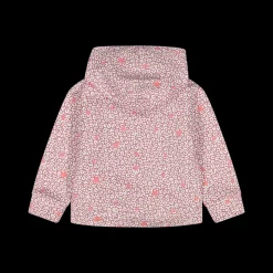 Maglia aperta con cappuccio bambina