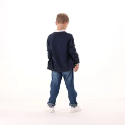 Maglia aperta in cotone per bambino