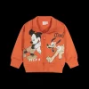 Maglia aperta in felpa 100% cotone bambino