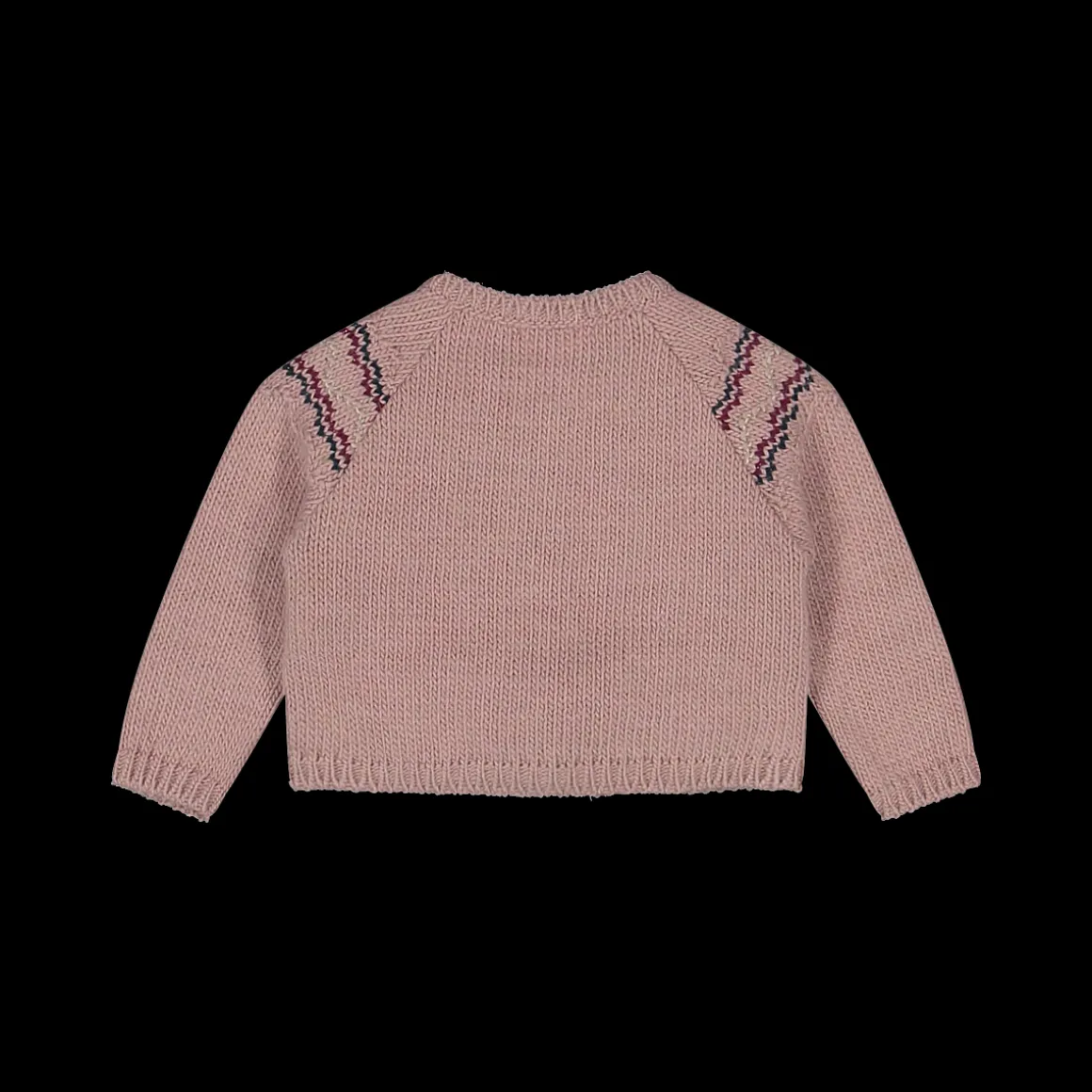 Maglia aperta in tricot da bambina