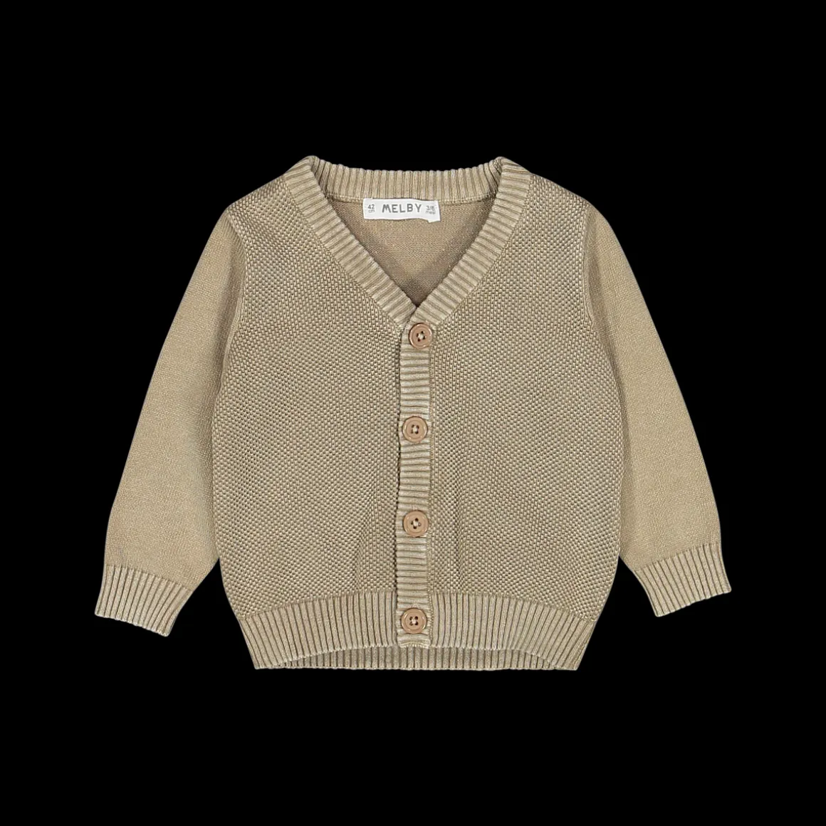 Maglia aperta in tricot per neonato