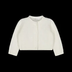 Maglia bambina aperta coreana tricot con paillettes