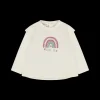 Maglia con glitter da neonata