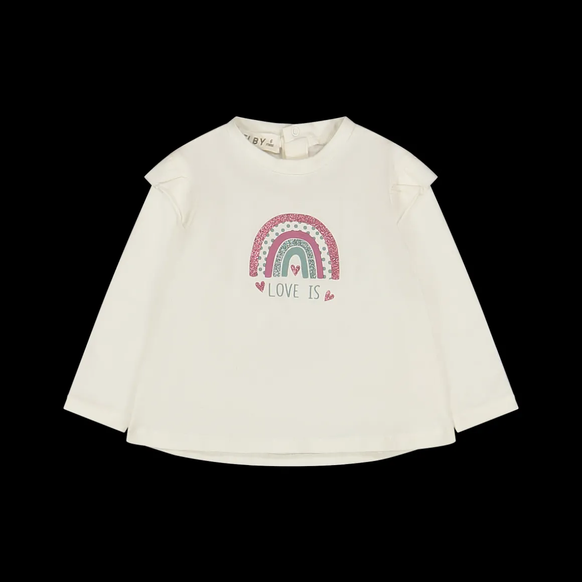 Maglia con glitter da neonata
