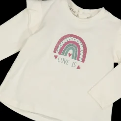 Maglia con glitter da neonata