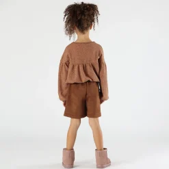 Maglia con lurex bambina