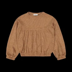Maglia con lurex bambina