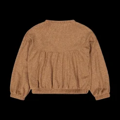 Maglia con lurex bambina