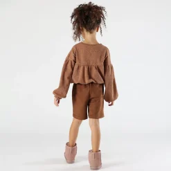 Maglia con lurex bambina