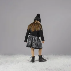 Maglia con scritta centrale per bambina