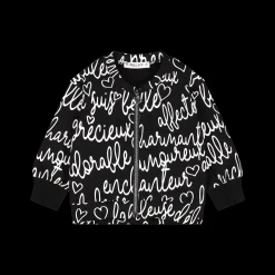Maglia con scritte da neonata