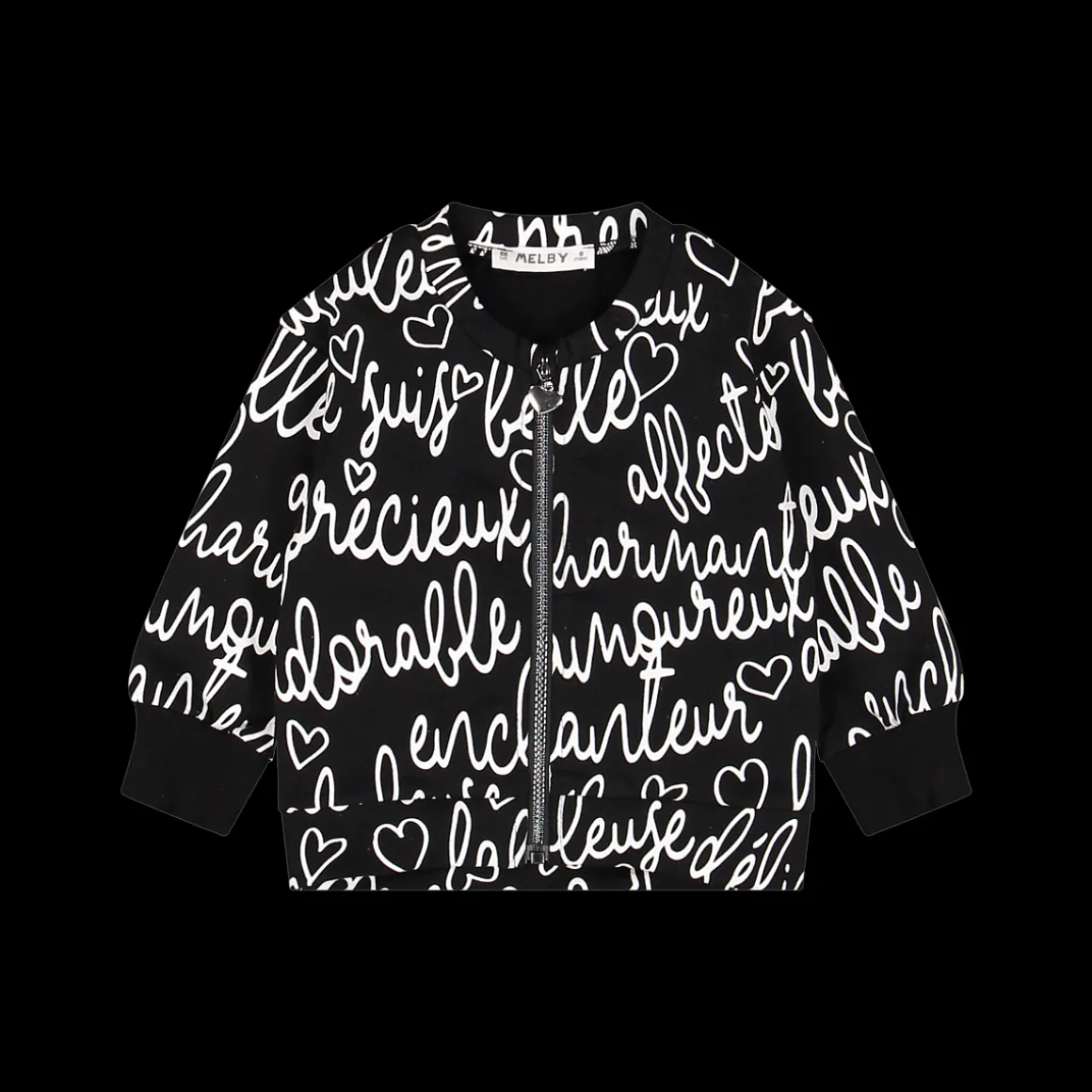 Maglia con scritte da neonata