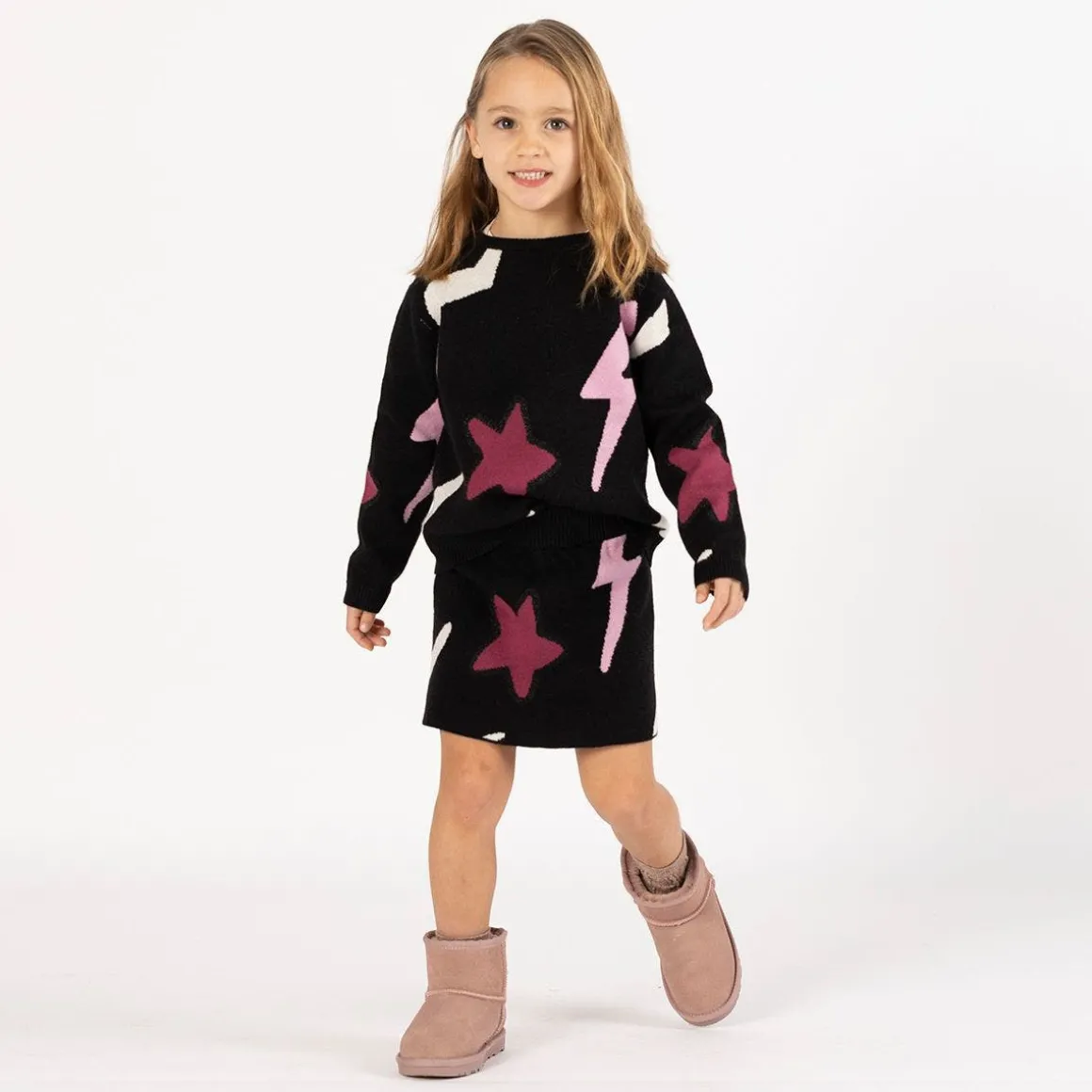 Maglia con stelle per bambina