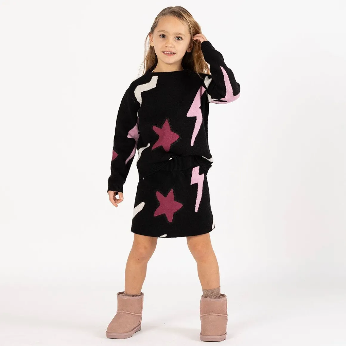 Maglia con stelle per bambina