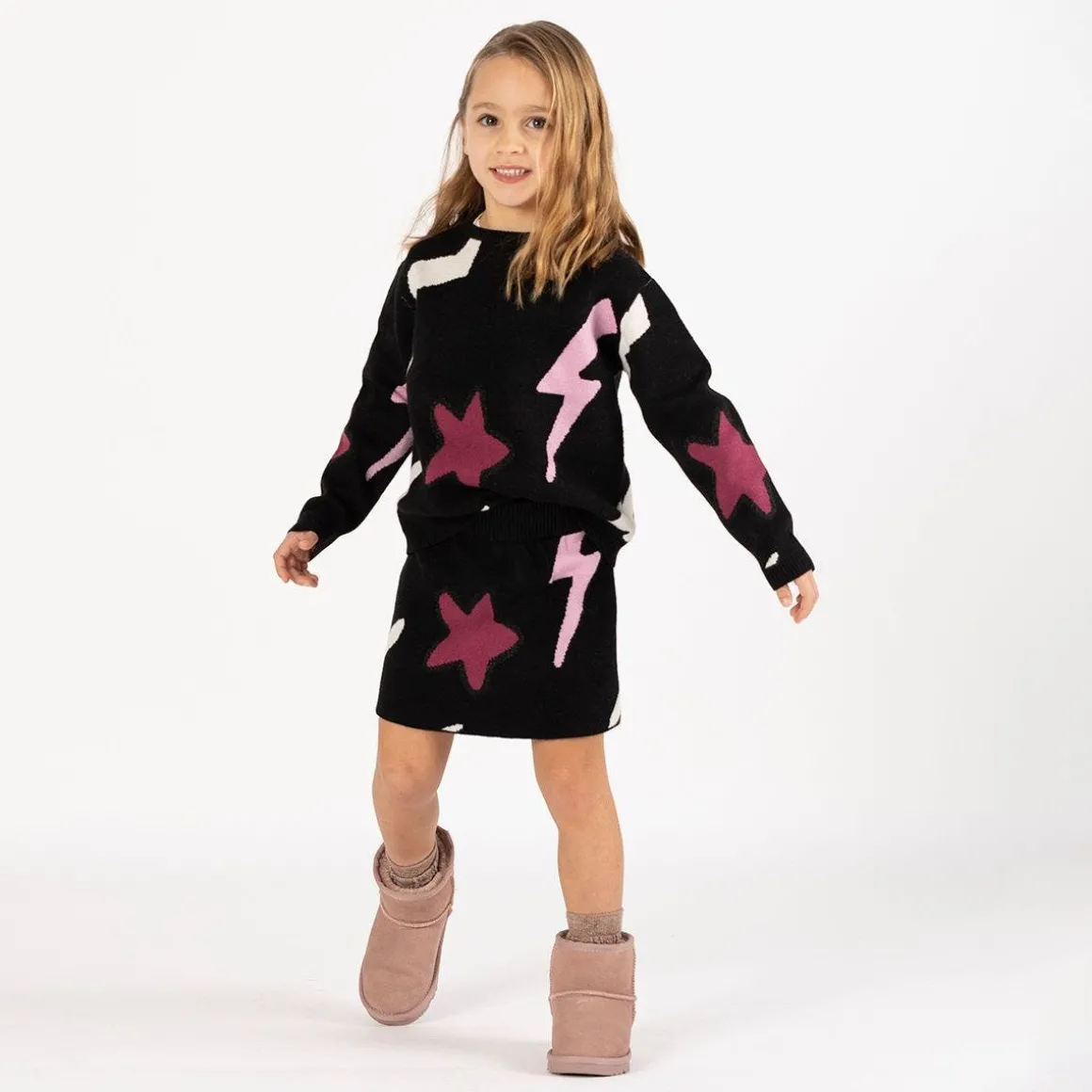 Maglia con stelle per bambina